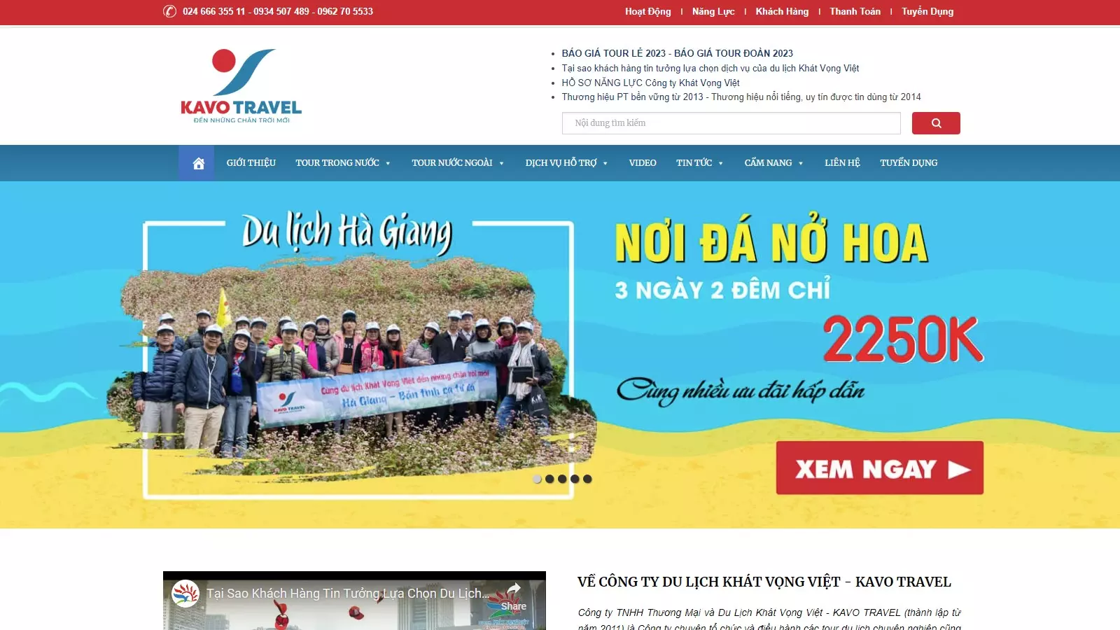 Đại lý du lịch Khát vọng Việt - Kavo Travel