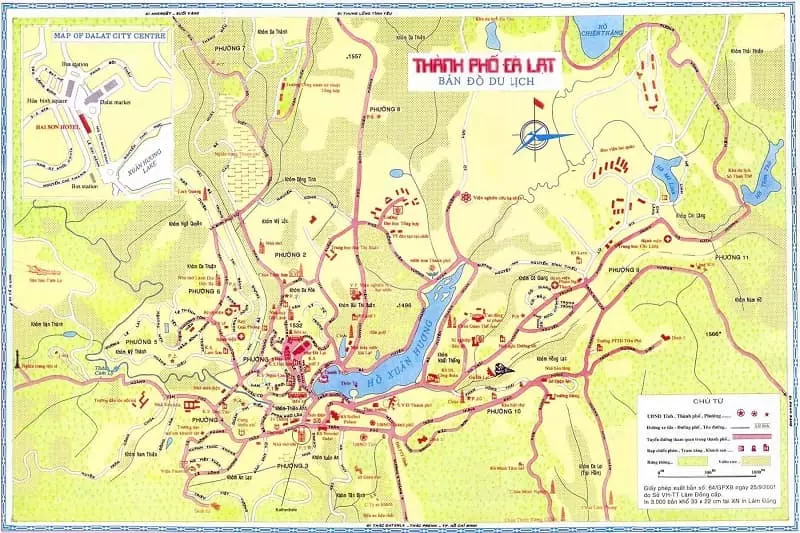 Cập nhật thông tin về bản đồ hành chính của Đà Lạt