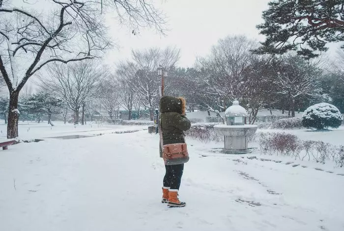 Thời tiết Hàn Quốc tháng 12 lạnh và tuyết đã bắt đầu rơi
