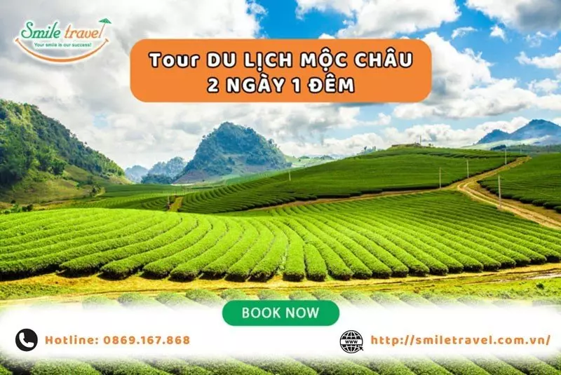 Tour Mộc Châu 2 ngày 1 đêm từ Hà Nội