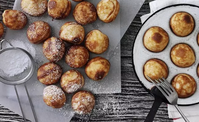 du lịch đan mạch - bánh Æbleskiver