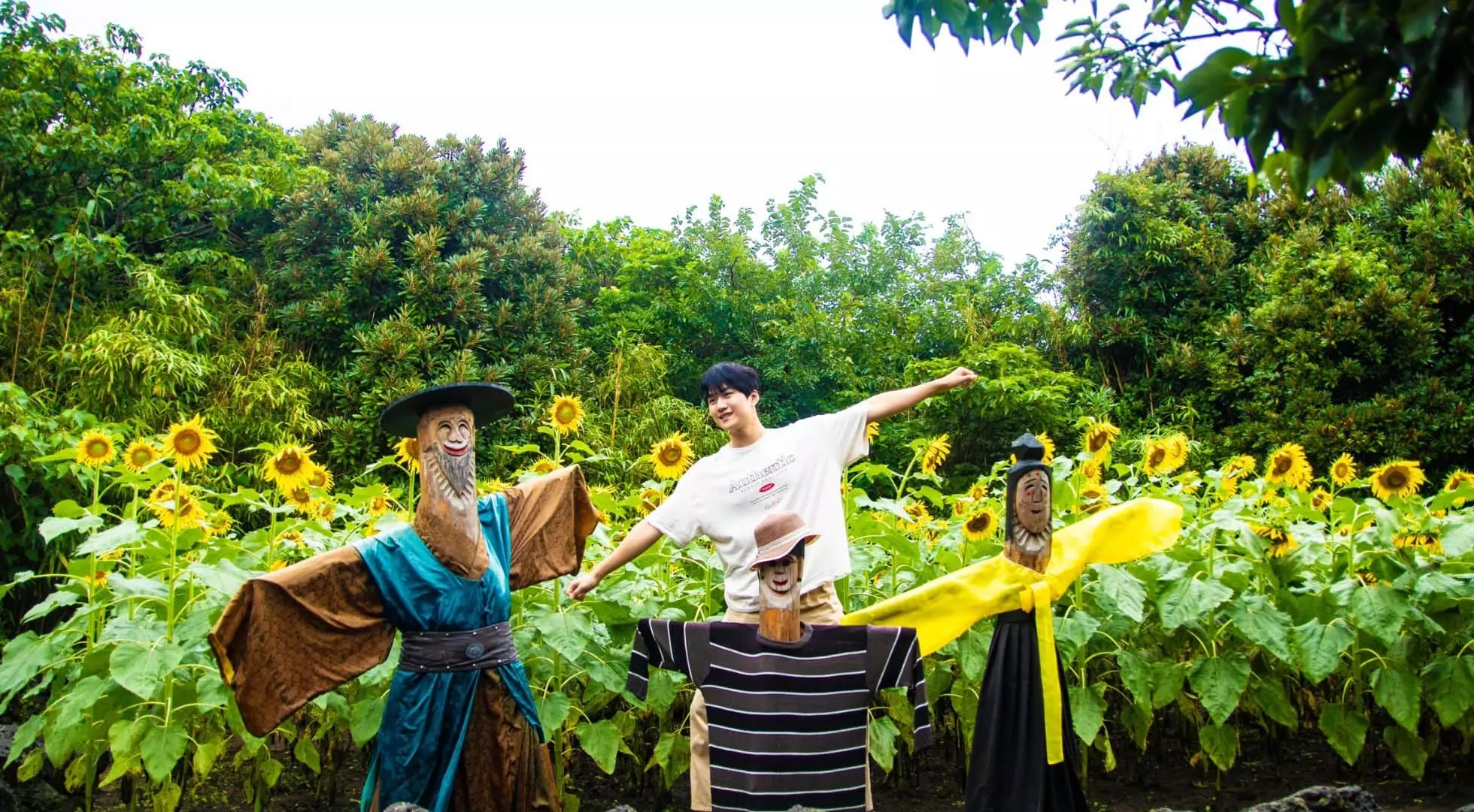 Jeju Folk Village is a great place to immerse in 19th century Korean culture and watch cultural performances.