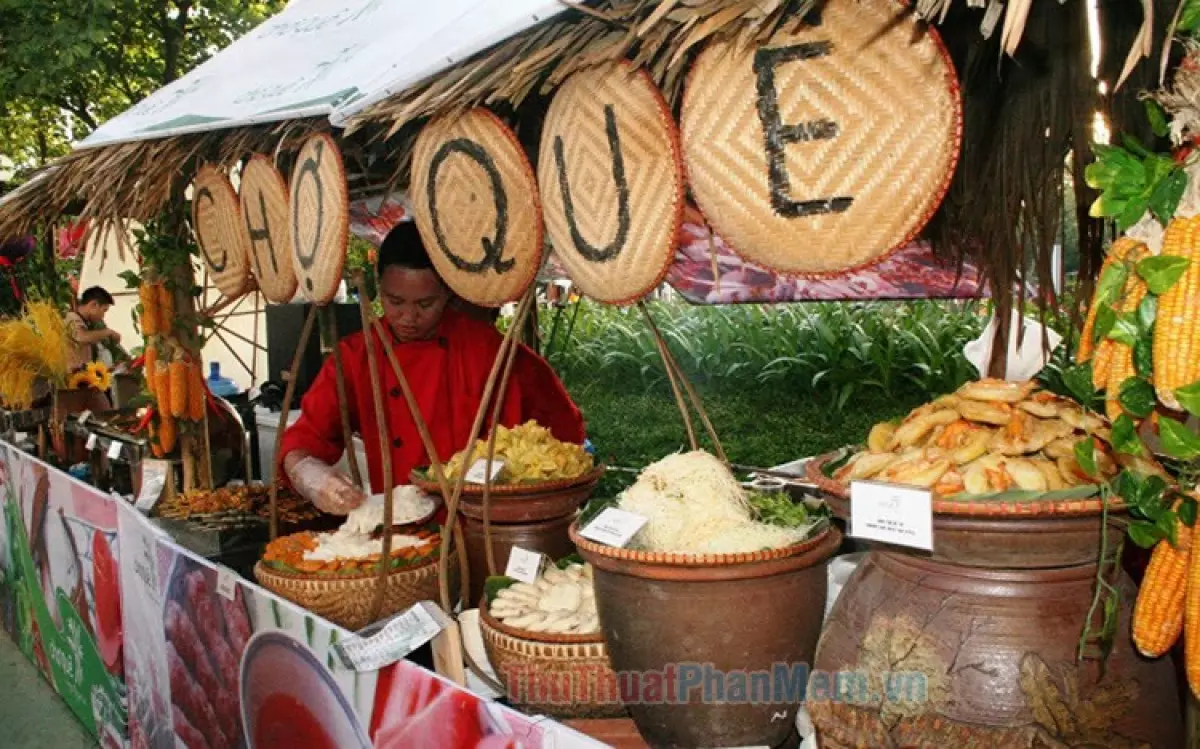 Những mẫu trang trí gian hàng ẩm thực đơn giản mà đẹp