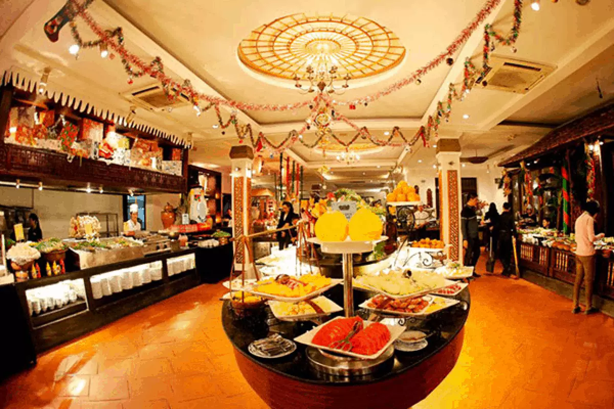 Thế giới ẩm thực buffet sen