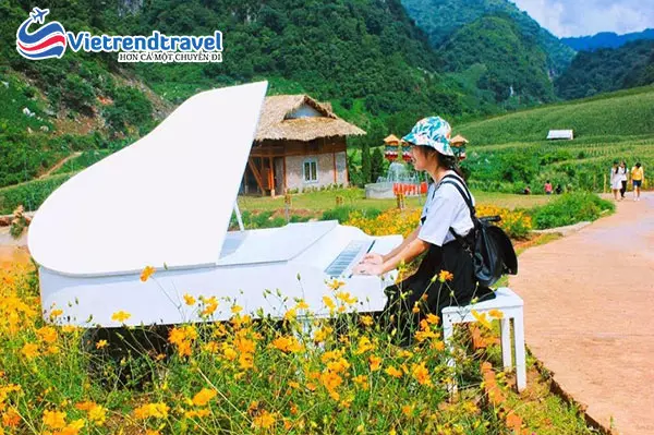 Khu du lịch Happy land - một điểm đến đang được yêu thích khi đi tour Mộc Châu