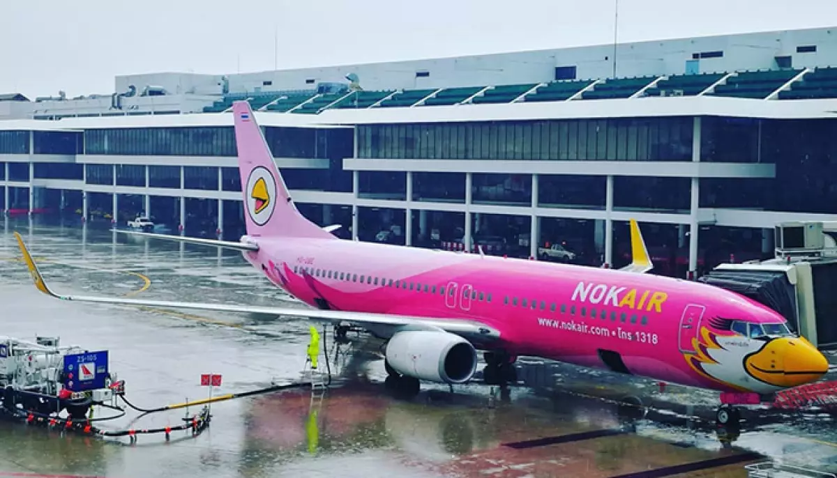 Hãng hàng không Nok Air với chính sách giảm giá thường xuyên là lựa chọn của nhiều du khách