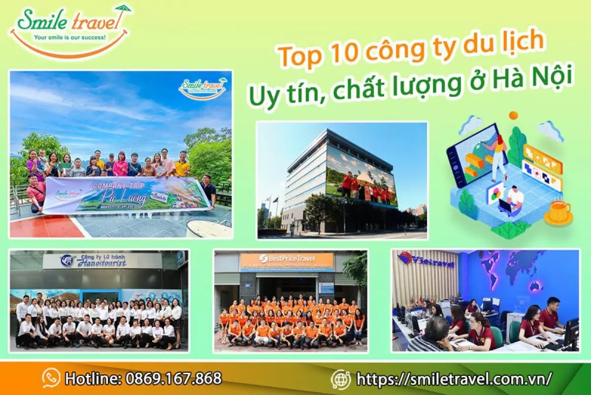 Top 10 Công ty du lịch uy tín chất lượng ở Hà Nội