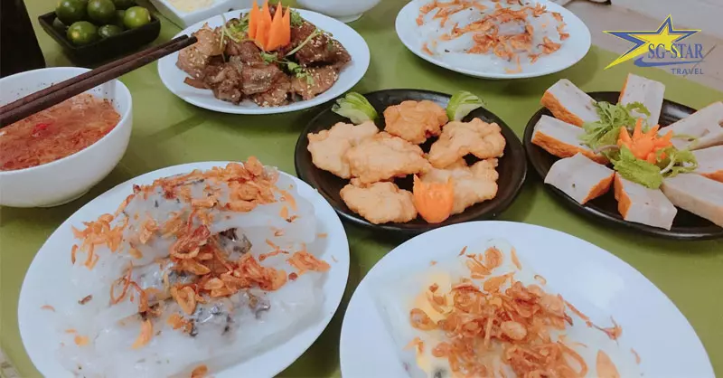 Bánh cuốn chả mực