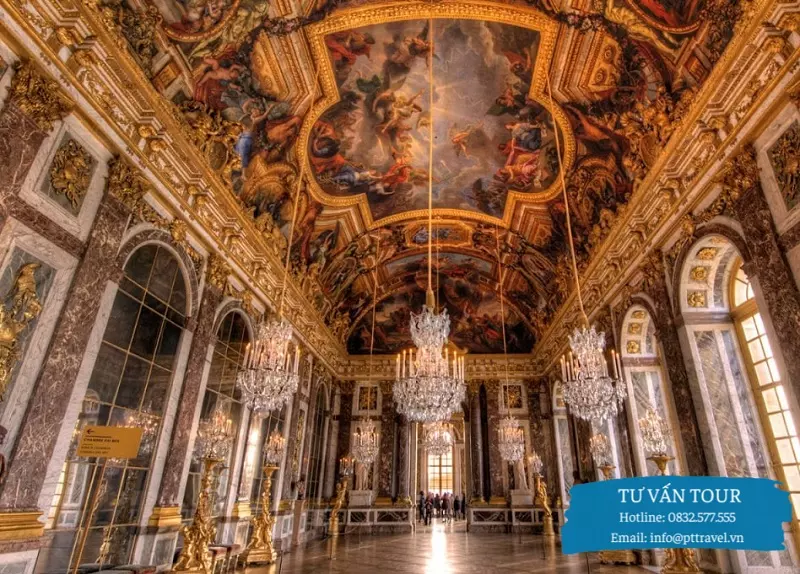 du lịch cung điện Versailles pháp