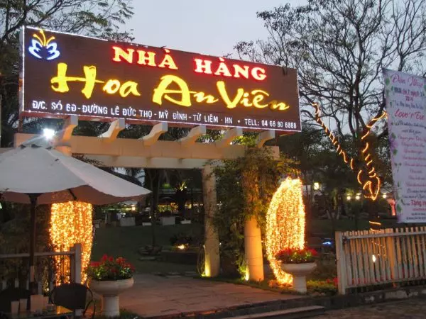 Nhà hàng Hoa An Viên - nhà hàng nổi tiếng Mỹ Đình