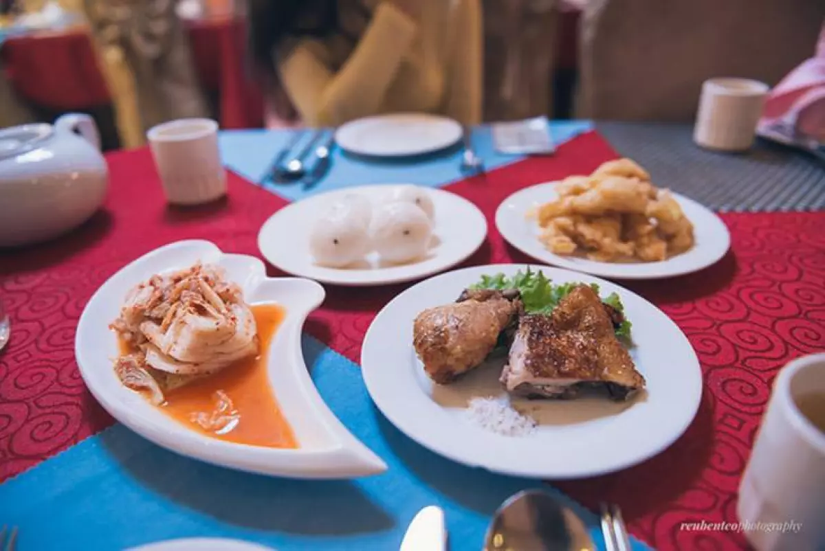 Traditional Korean lunch with Banchan