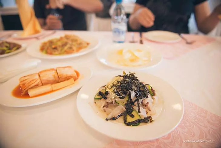 Giant group sized fish steamboat and side dishes