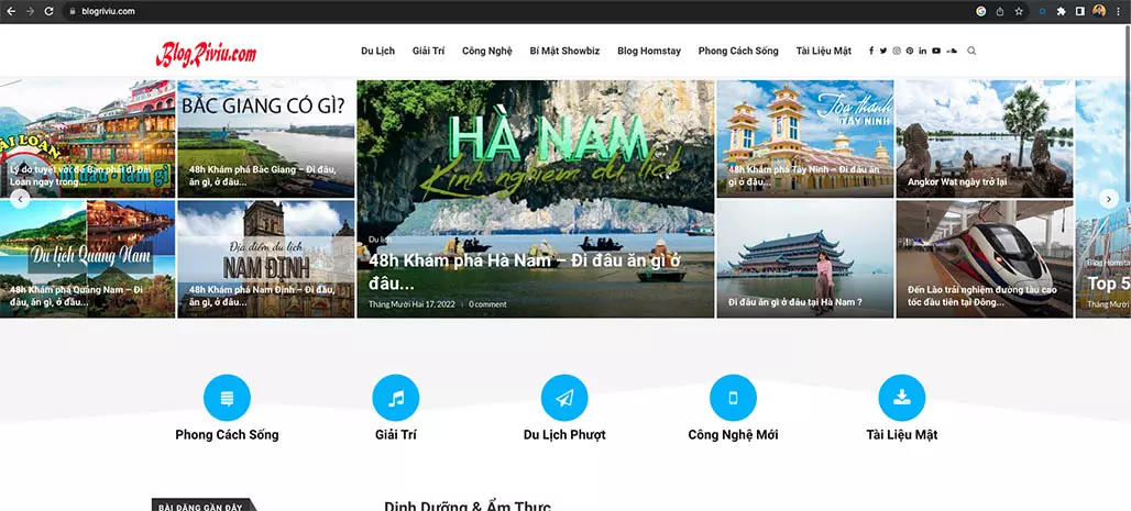 Trang review du lịch BlogRiviu.com