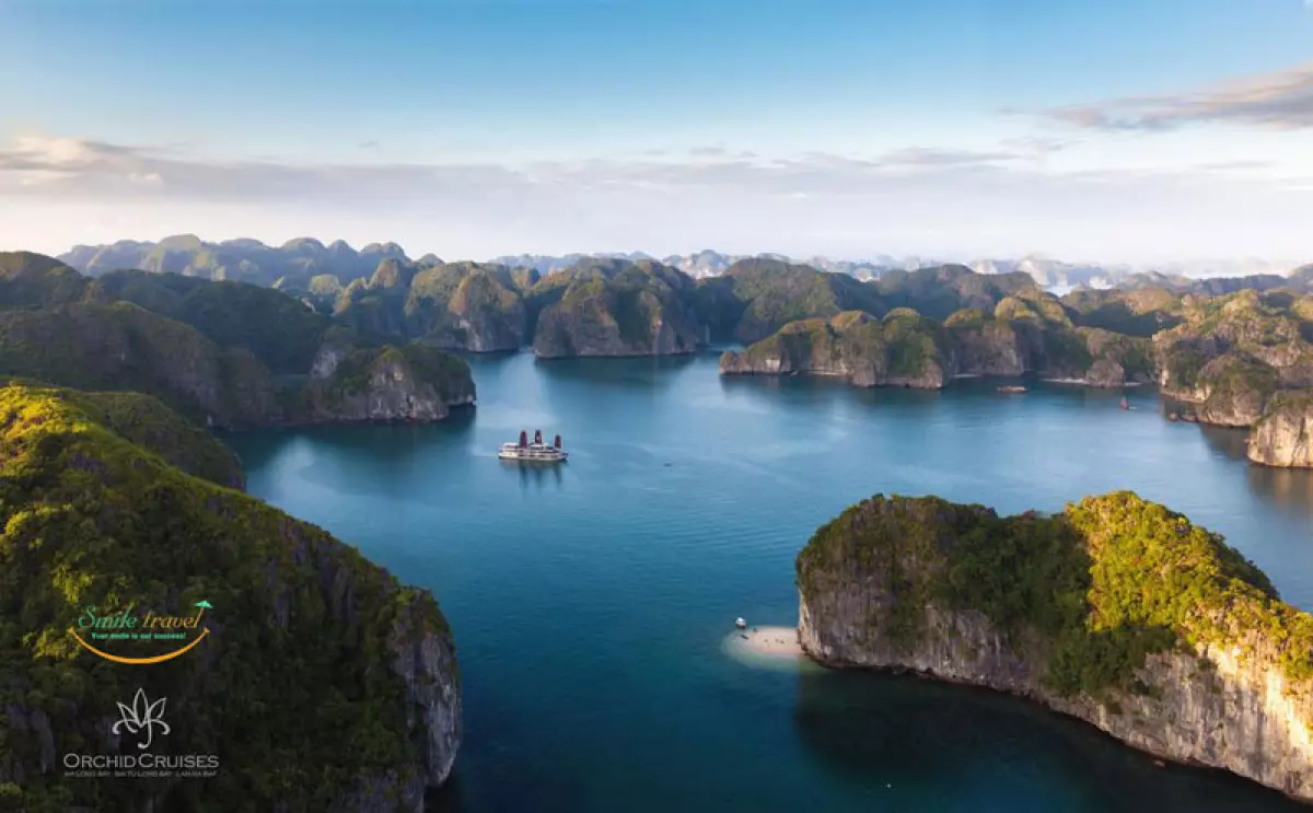 Orchideen-Kreuzfahrten in der Halong-Bucht- Lan Ha Bay Luxus-Halong-Kreuzfahrten