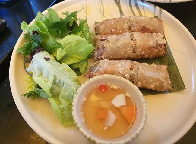 Vietnamese spring rolls