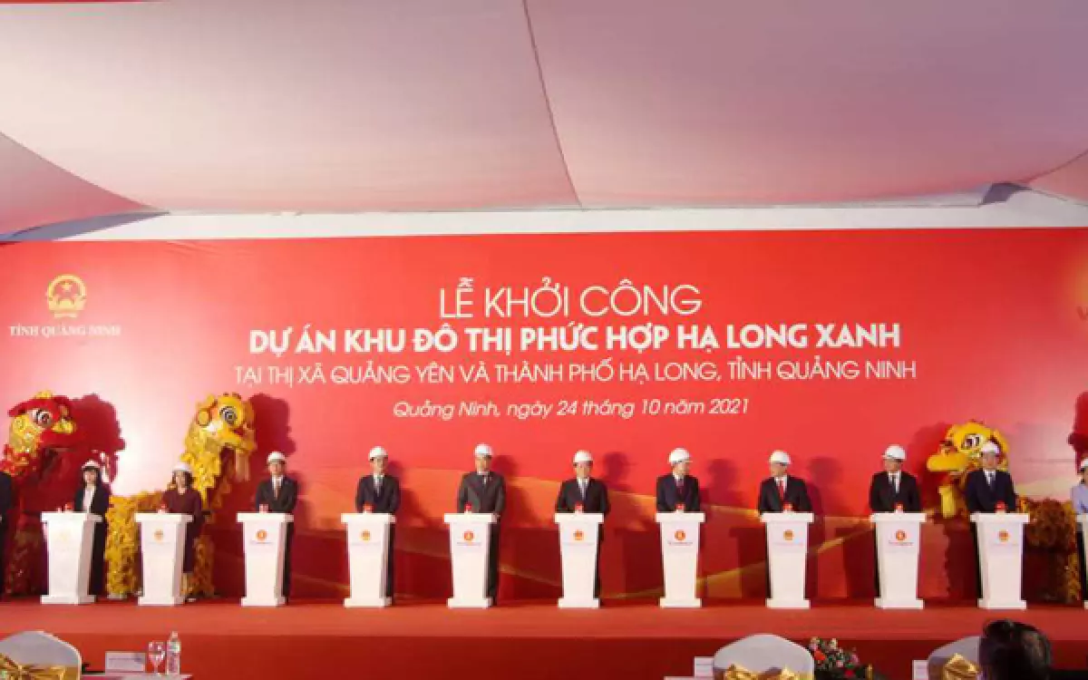 Khởi công khu đô thị phức hợp Vinhomes Hạ Long Xanh