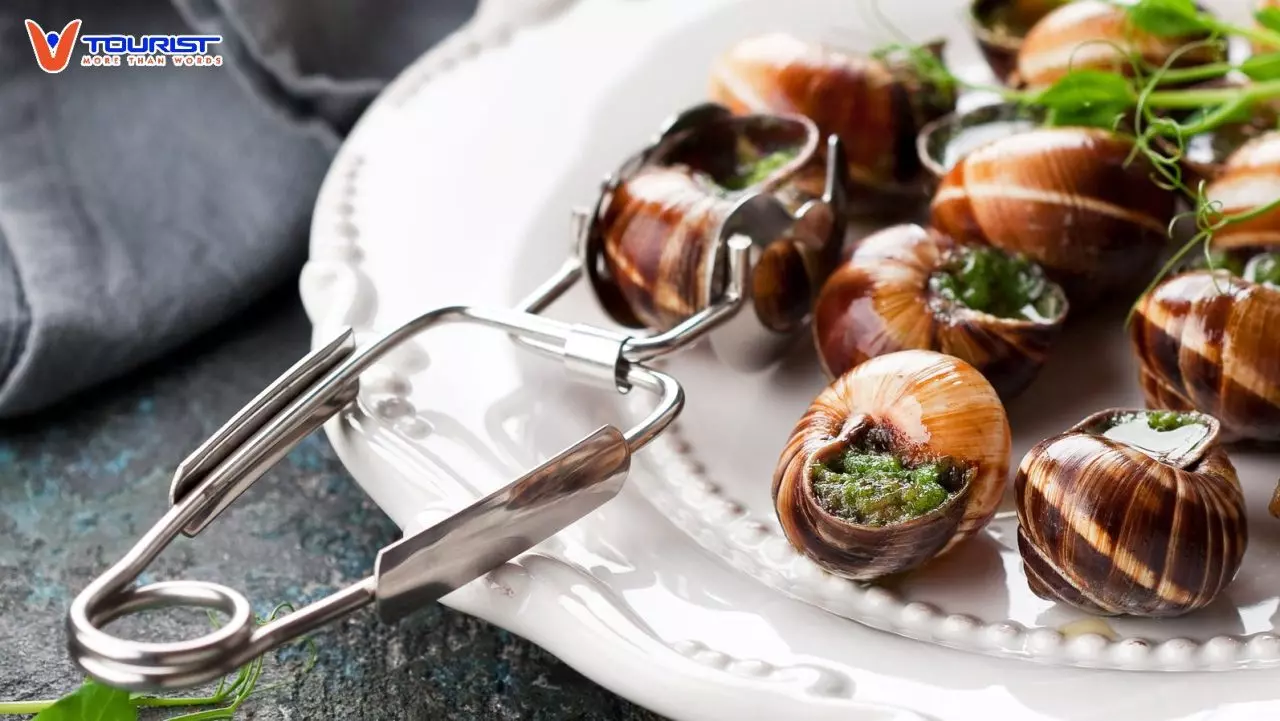 Món ốc sên Escargot nổi tiếng của Pháp