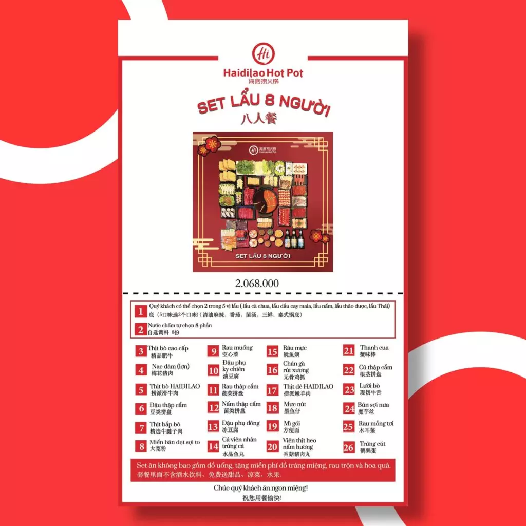 Set lẩu 8 người ăn