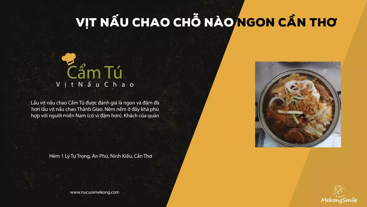 Lẩu vịt nấu chao Cẩm Tú