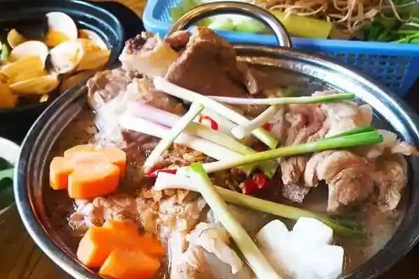 Món lẩu xí quách bò ngon