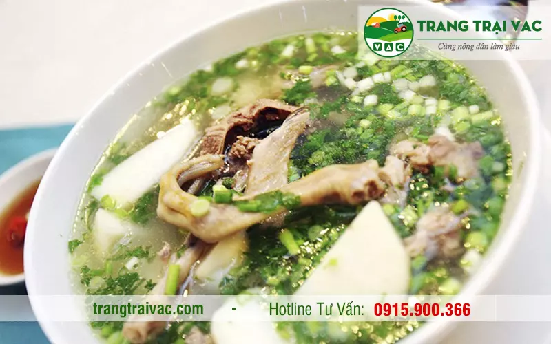 Canh Vịt Trời nấu khoai sọ