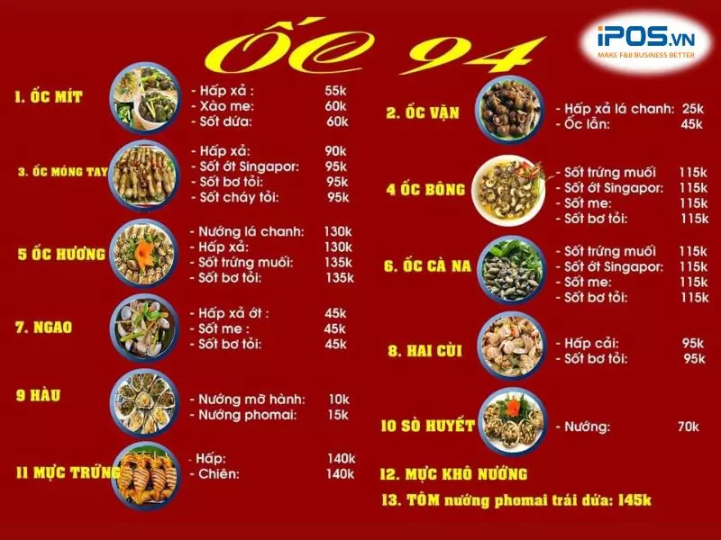 Ốc 94 Chùa Láng là quán quen yêu thích của bao thế hệ sinh viên Ngoại Thương và Ngoại Giao.