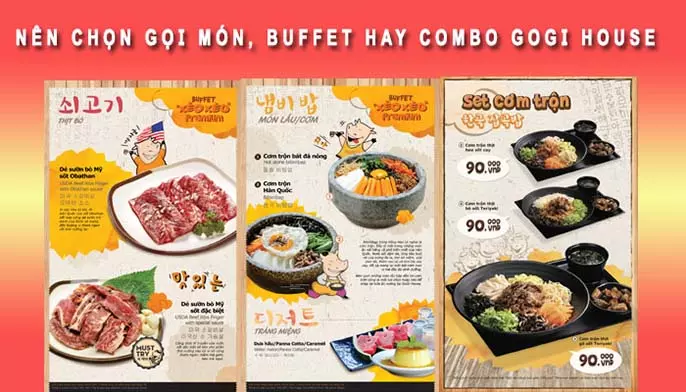 Nên gọi món, combo hay buffet