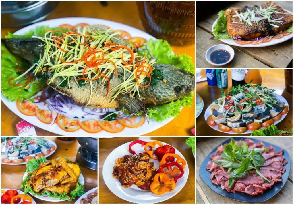 nha hang an son ho da lat menu