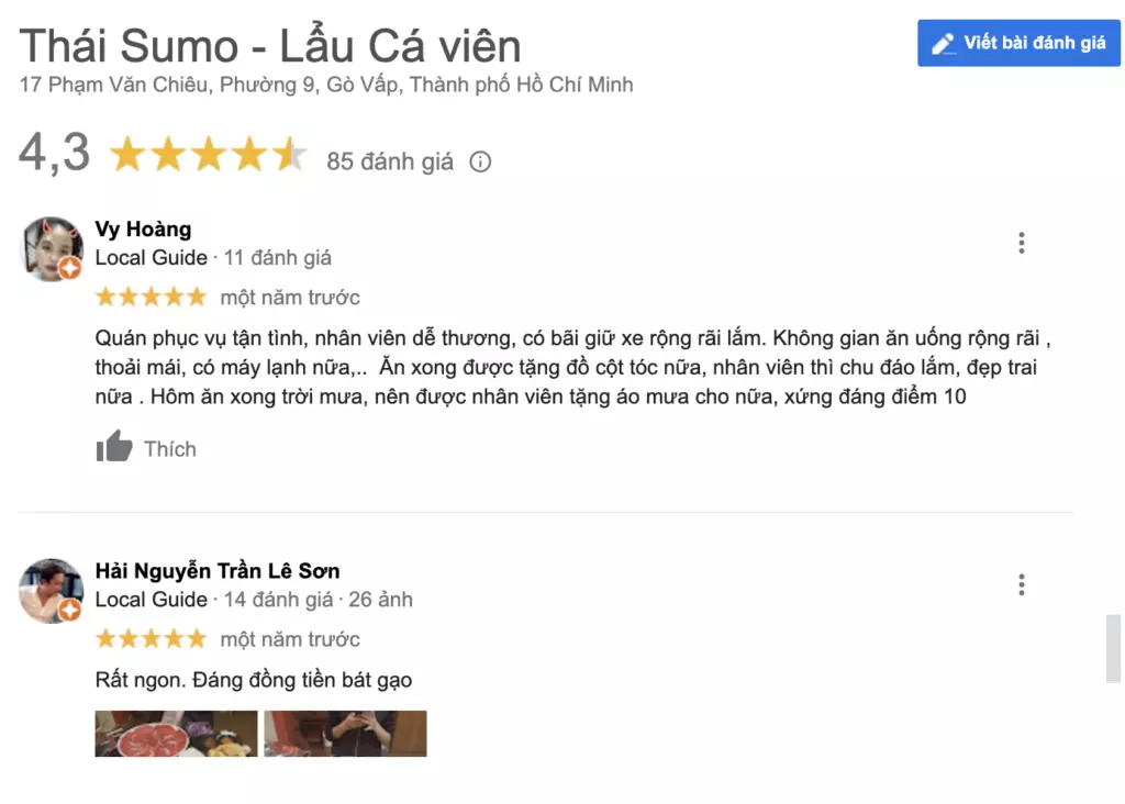 Thai Sumo Review