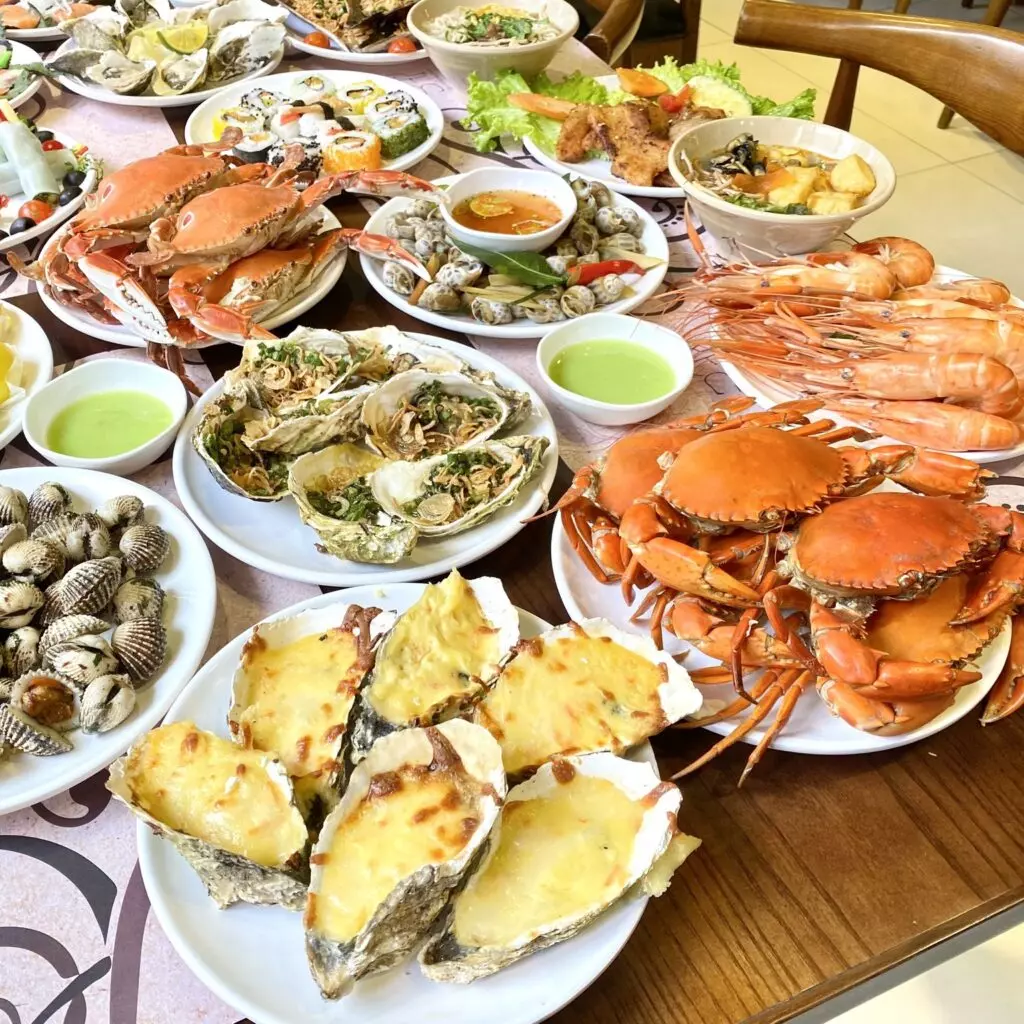 giá buffet hải sản poseidon