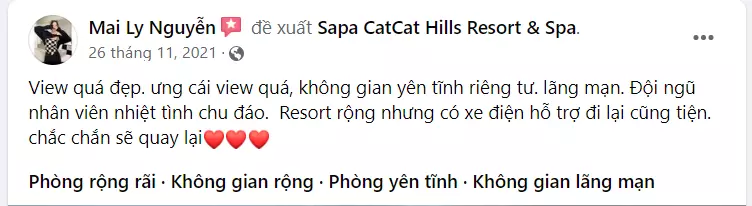 Cát Cát Hill Resort Review từ du khách