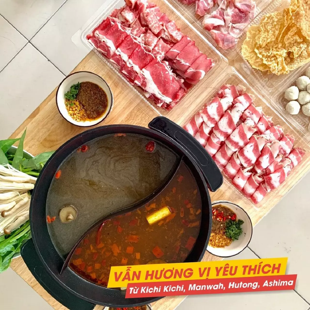 Nhúng lẩu Kichi Kichi đã tay luôn du khách ơi!- buffet Cần Thơ