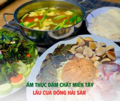 Bánh xèo tại Làng Du Lịch Sinh Thái Ông Đề