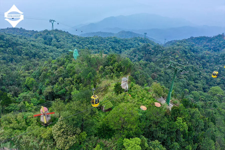 bà nà hill bản đồ