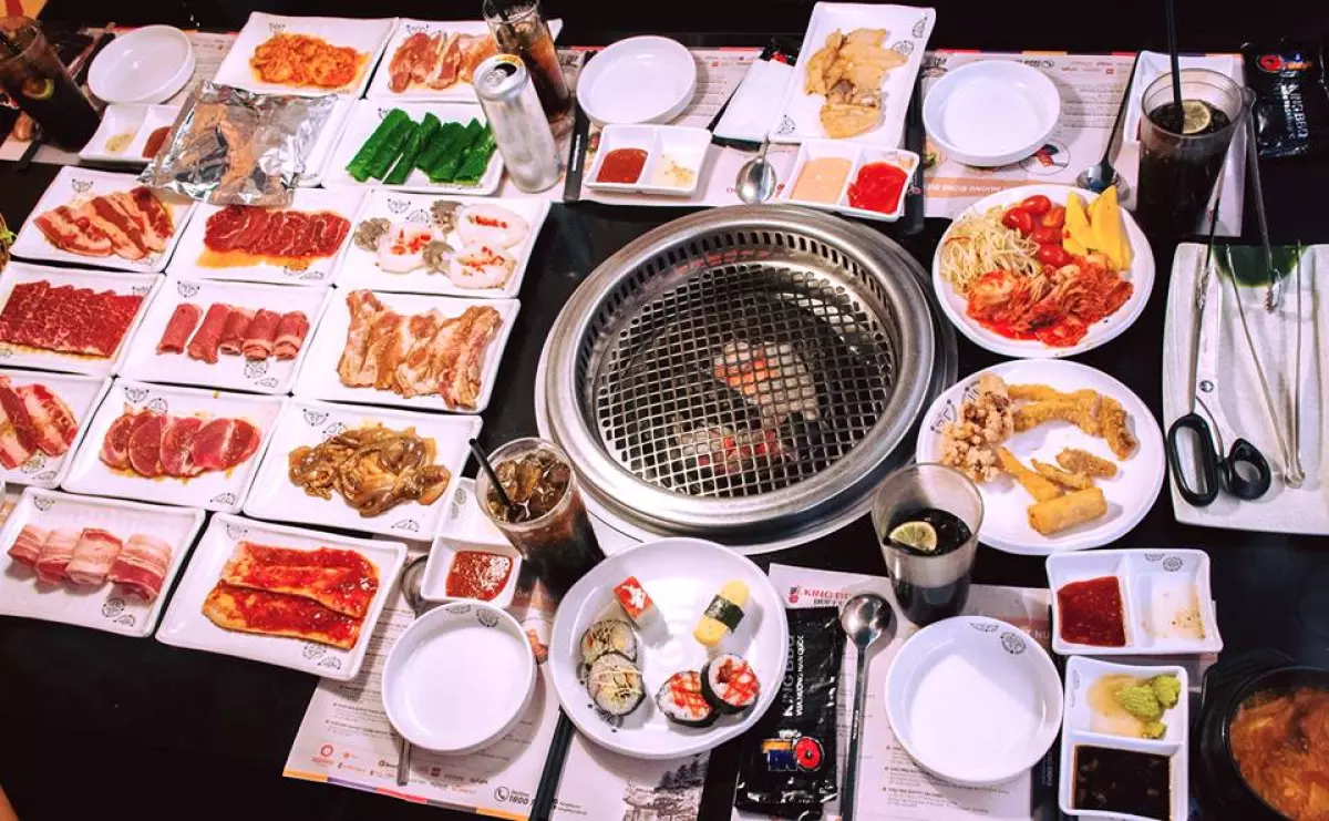 Tận hưởng hương vị Hàn Quốc tại King BBQ Vincom Huế
