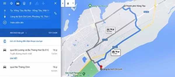 Chí Linh cách thành phố Vũng Tàu khoảng 8km