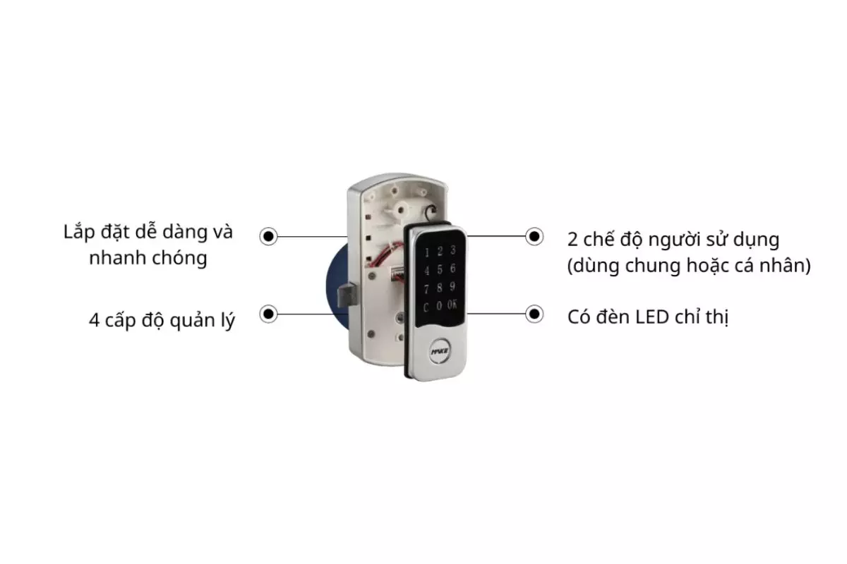 Khóa điện tử MK732 của Locker & Lock