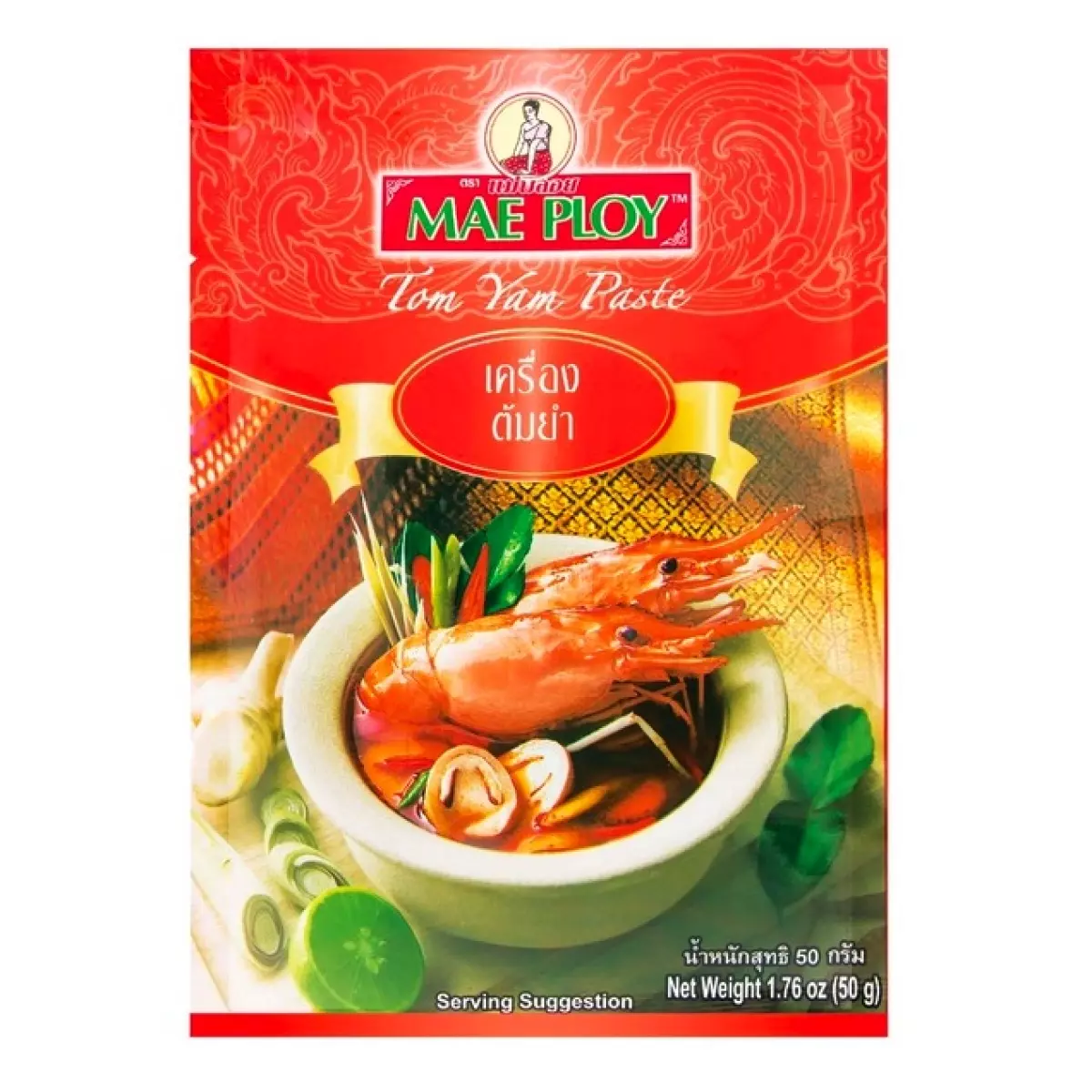 Gói Gia Vị Nấu Tom Yum Mae Ploy 50g Thái Lan