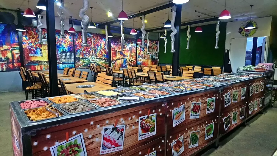 Buffet nướng Tám Đà Lạt