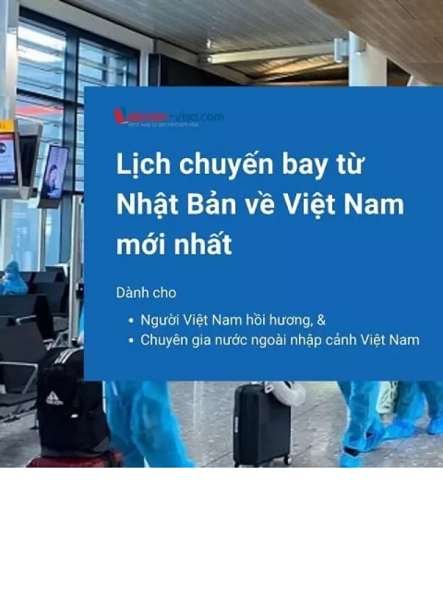   Đặt vé máy bay giá rẻ từ Nhật Bản về Việt Nam – Lịch chuyến bay mới nhất