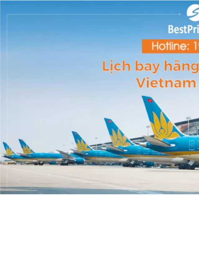   Lịch bay Vietnam Airlines 2023